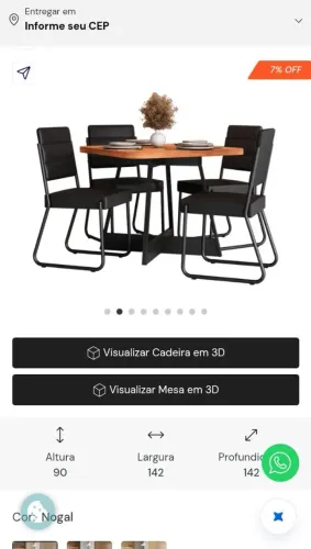 Mesa nova sem uso,