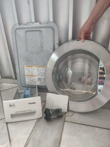 V/peças de lava roupas Samsung por 100 reais usadas para vir retirar ok não faço entrega