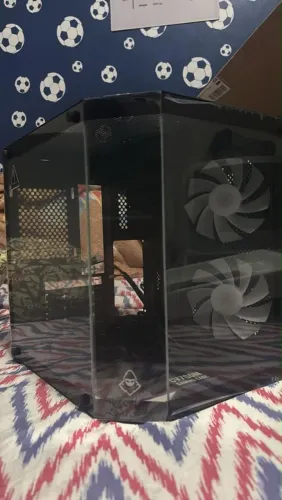Gabinete Aquário Gamer Mancer c/ 2 fans