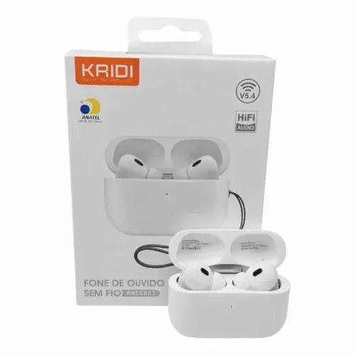 Fone Estilo AirPods Sem Fio Tws Bluetooth 5.4 Original HIFI IPX4 ?KAIDI