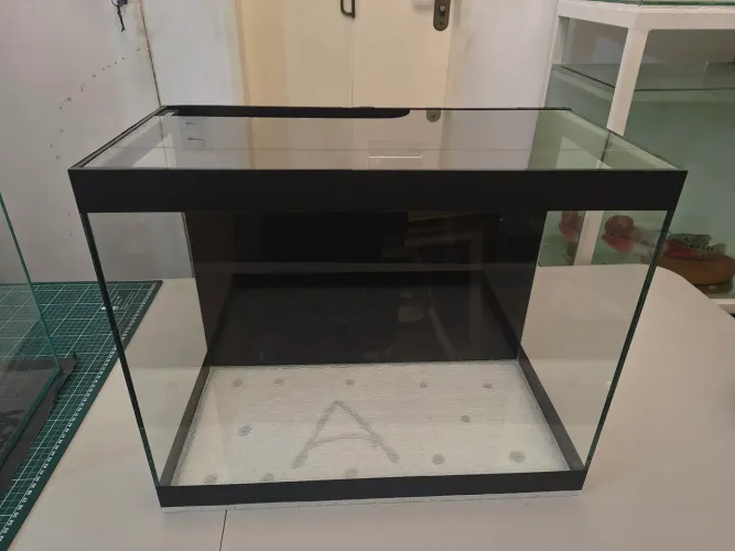 Aquário novo 50x40x25 fundo em vinil