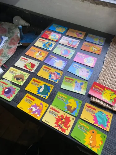 Coleção Cartão Telefônico Pokémon - 24 unidades