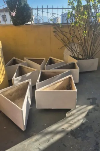 Vasos triangulares
