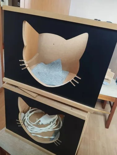 Estrutura pra gatos e casa gatificada