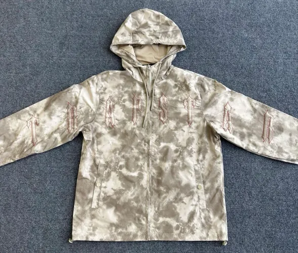 jaqueta corta vento trapstar iced coffee pigment irongate windbreaker blusa casaco veigh