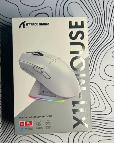 Mouse Attack Shark X11 Branco