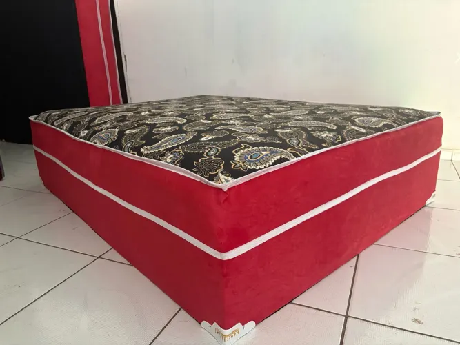 Cama Box Casal Molas