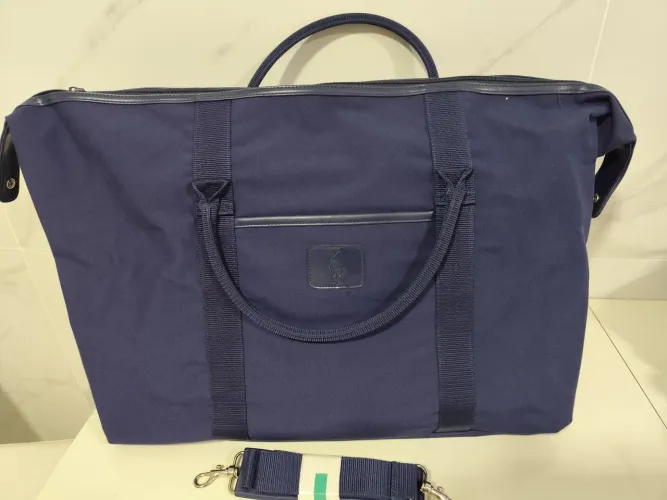 Mala De Viagem Duffle Bag Polo Ralph Lauren Marinho (Nova)<br>
