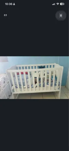 Vendo berço na cor branco