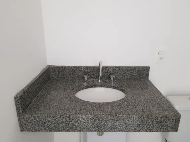 Pia para Lavabo em Mármore Cinza Corumba