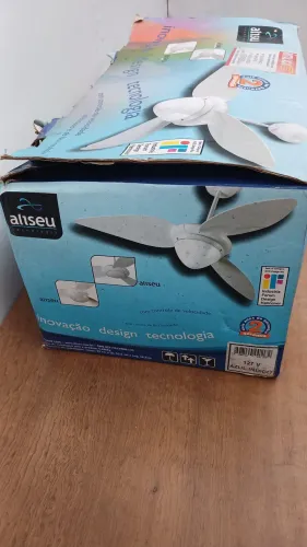 Ventilador de teto Aliseu com lustre