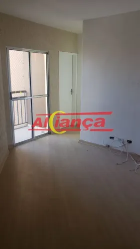 Apartamento com 53m² à locação, 1 quarto, 1 vaga no Picanço - Guarulhos/SP