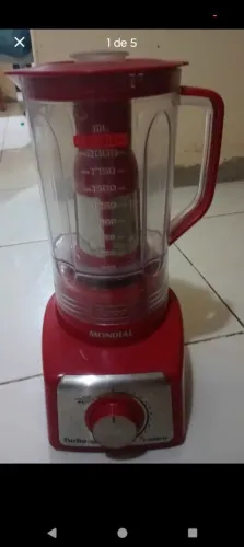 Liquidificador Mondial Turbo inox 1000 w