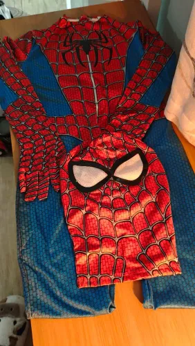 Fantasia infantil Homem Aranha com Máscara capuz