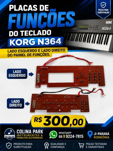 Placa de funções Korg N 364