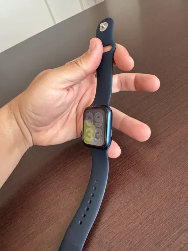 Apple Watch Series 6 (44mm) Azul - Estado Impecável