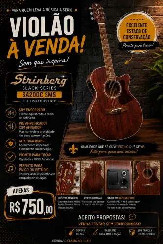 Violão Strinberg SA200C
