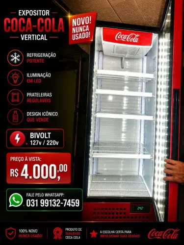 Freezer expositor imbera Coca cola