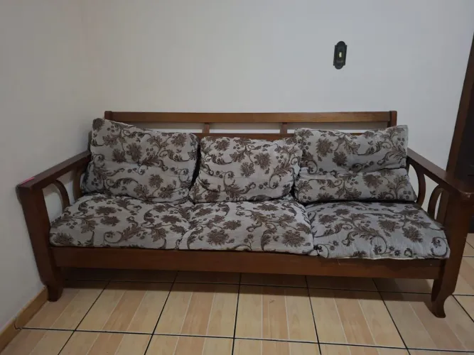 Vendo conjunto de sofá de carnaúba