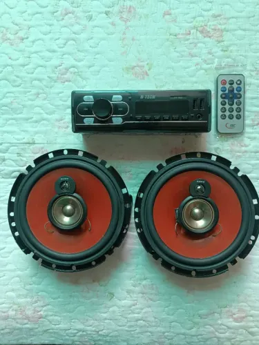 Par de Auto Falantes Sony mais Aparelho Som Bluetooth