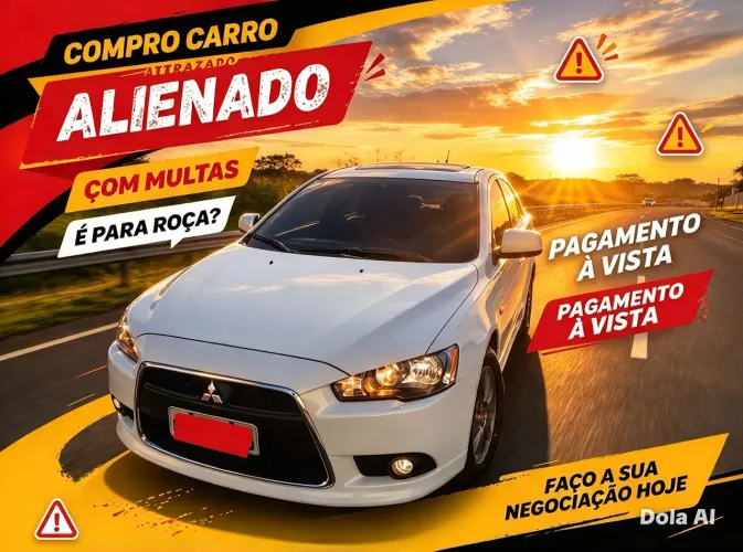 Carro com parcelas atrasada