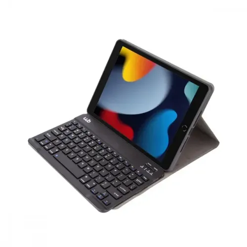 Capa c/ Teclado p/ iPad 7ª, 8ª e 9ª Gen 10.2 Polegadas WB Preta 