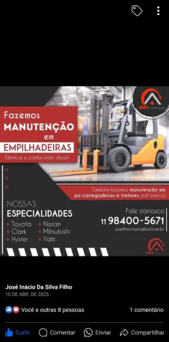 manutenção de empilhadeiras