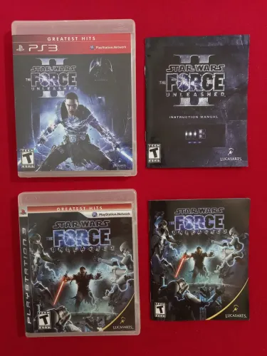 Star Wars The Force Unleashe 1, 2 - R$ 95,00 os dois juntos (lote)