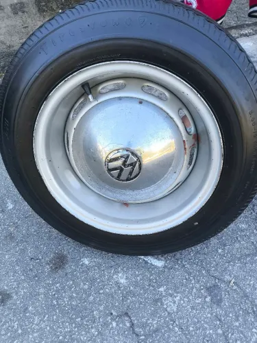 Roda do Fusca 5 furos tala 6