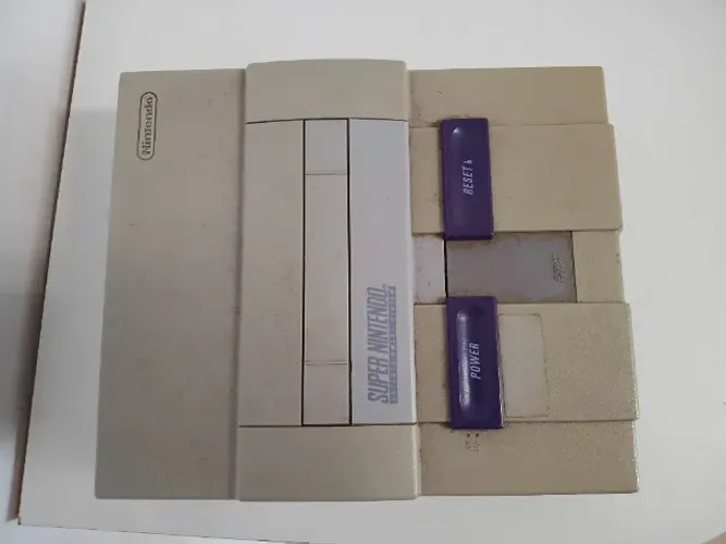Super Nintendo Fat com 1 controle.