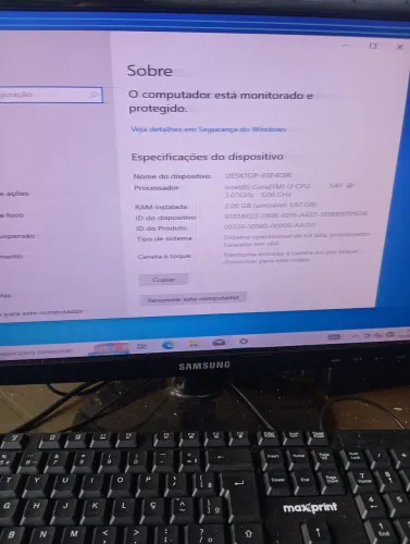 Placa mãe H55 + i3 540 LGA 1156 C/espelho