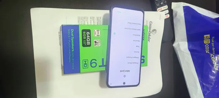 Celular infinity novo na garantia