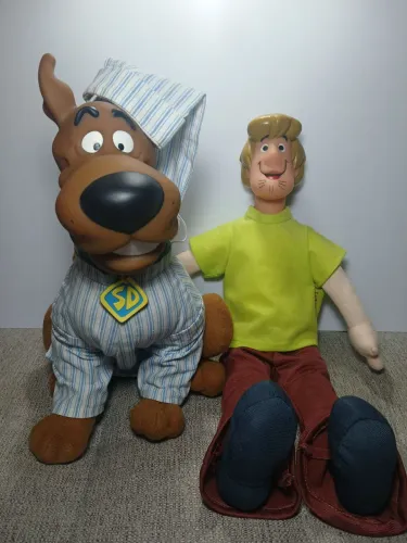 Bonecos Scooby-Doo e Salsicha Raros (Multibrink 2008)