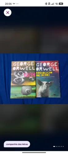 Kit George Orwell: a revolução dos bichos e 1984 novos