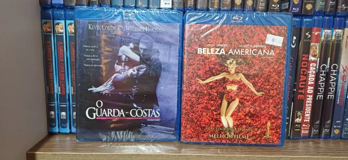 Blu-Ray BELEZA AMERICANA (Kevin Space) + O GUARDA COSTAS (Kevin Costner) Lacrados