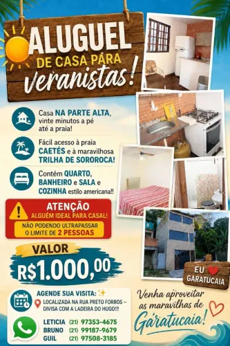 Aluguel veranista Angra dos Reis