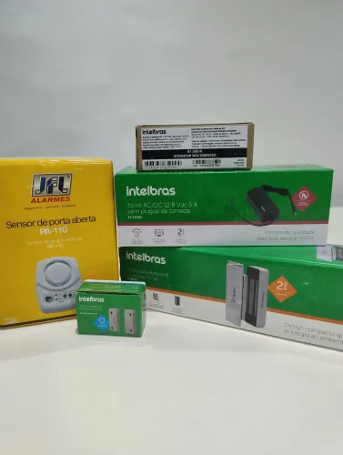 Fechadura eletromagnética com buzzer