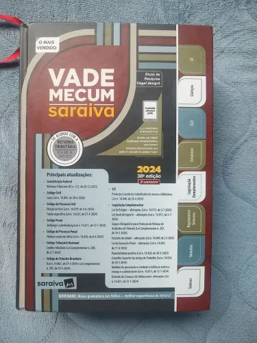 Vade Mecum Saraiva edição 38 de 2024 segundo semestre semestre