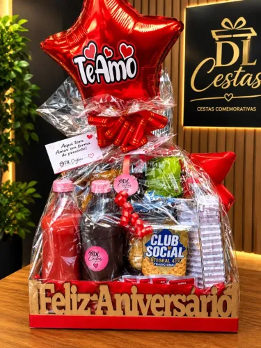 Presente Especial com Cesta de Café da Manhã