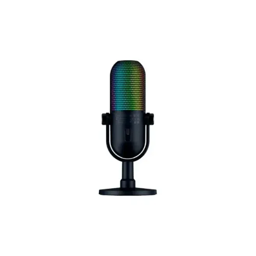 Microfone de Mesa Razer Seiren V3 Chroma RGB, USB, Preto