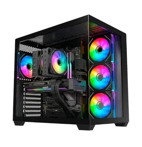 Gabinete Gamer Aquário K-Mex Ghost Shark