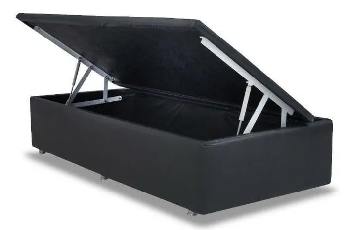 Cama solteiro Box Baú 12 x R$49.90