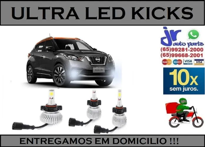 Lampada Ultra LED (Milha) Kiks 6000K 12V 24V
