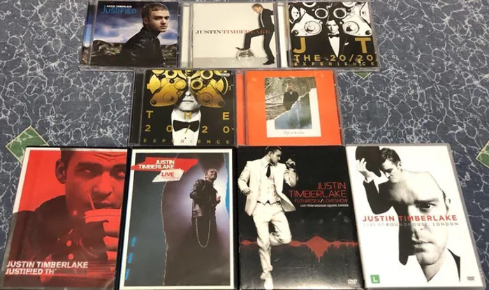 Justin Timberlake (Coleção Completa) Cd?s e Dvd?s