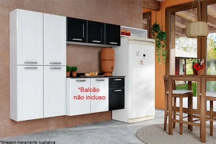 Cozinha Dona Maria S/ Balcão - Frete Grátis - 10x S/ Juros - Receba Hoje