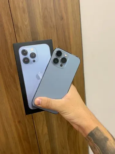 iPhone 13 Pro azul na caixa com garantia - entregamos