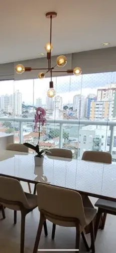 Lustre para mesa de jantar rose