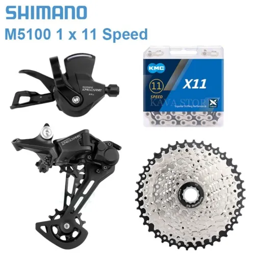 Kit Shimano Deore 11v 1x11 M5100 Com Cassete Sunshine 11/46