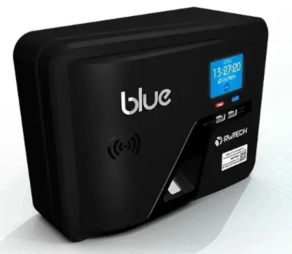 relogio de ponto rwtech blue biometrico e rfid impressora homologado 1510/671