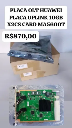 PLACA OLT HUAWEI PLACA UPLINK 10GB X2CS CARD MA5600T
